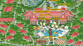Gloria Golf Resort Hotel illüstrasyon Haritası