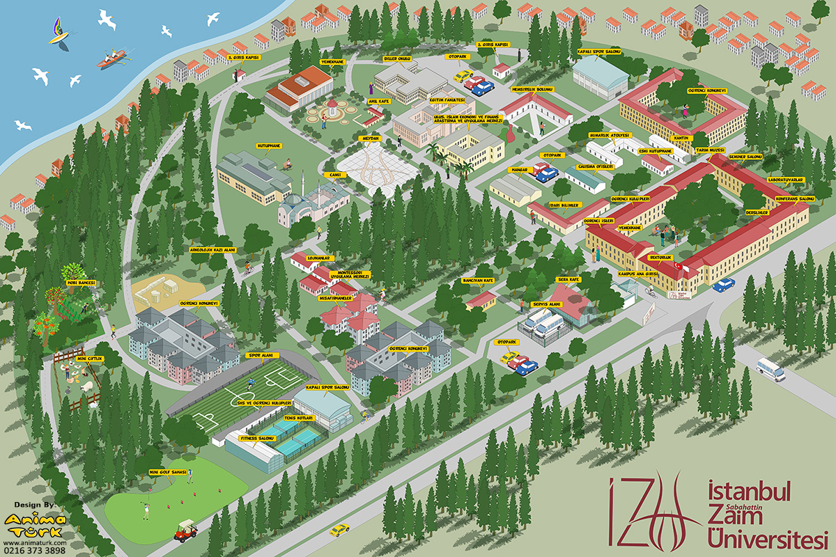 İstanbul Sabahattin Zaim Üniversitesi Haritası