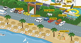Jasmin Beach Hotel Haritası