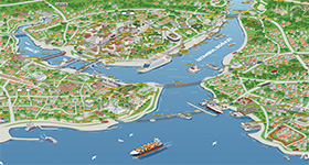 İstanbul İllüstrasyon Haritası